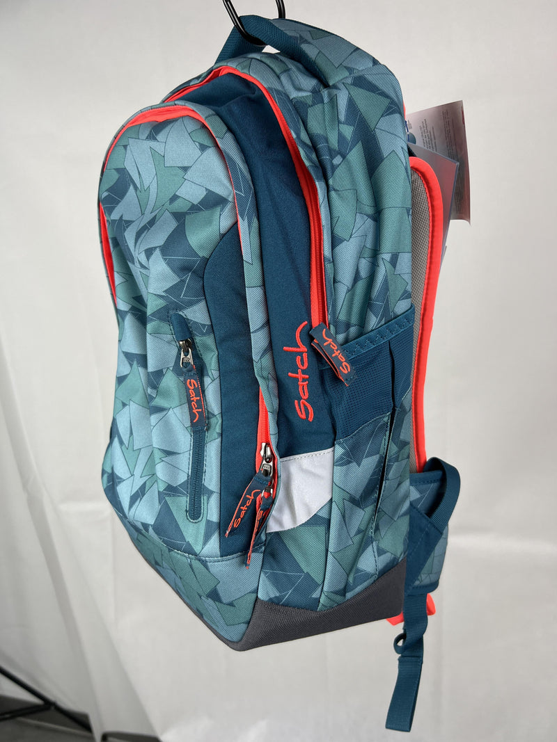 Satch Sleek Schulrucksack türkis