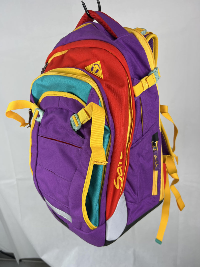 Satch Match Schulrucksack lila