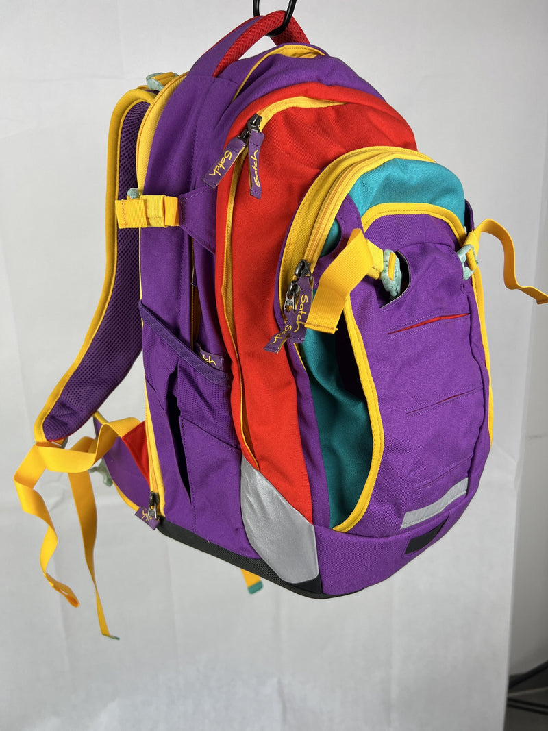 Satch Match Schulrucksack lila