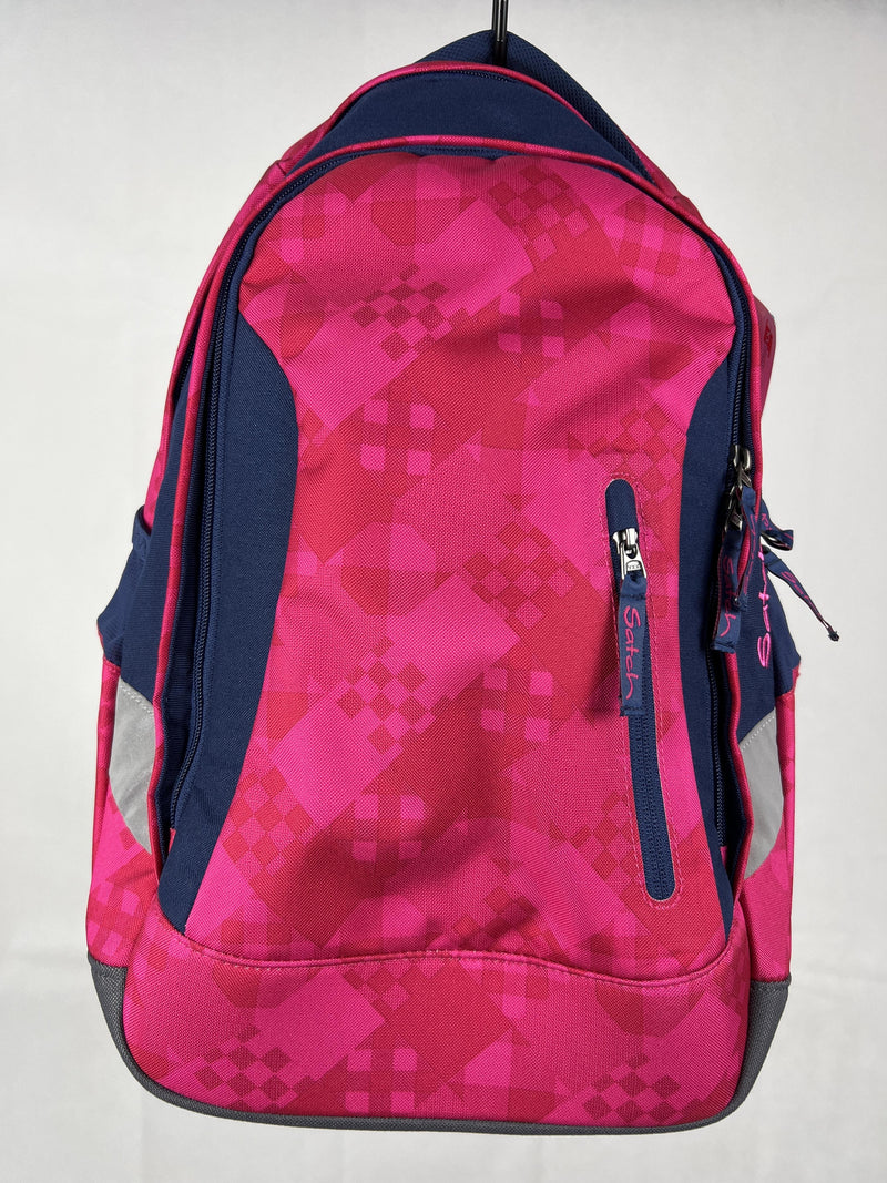 Satch Sleek Schulrucksack pink