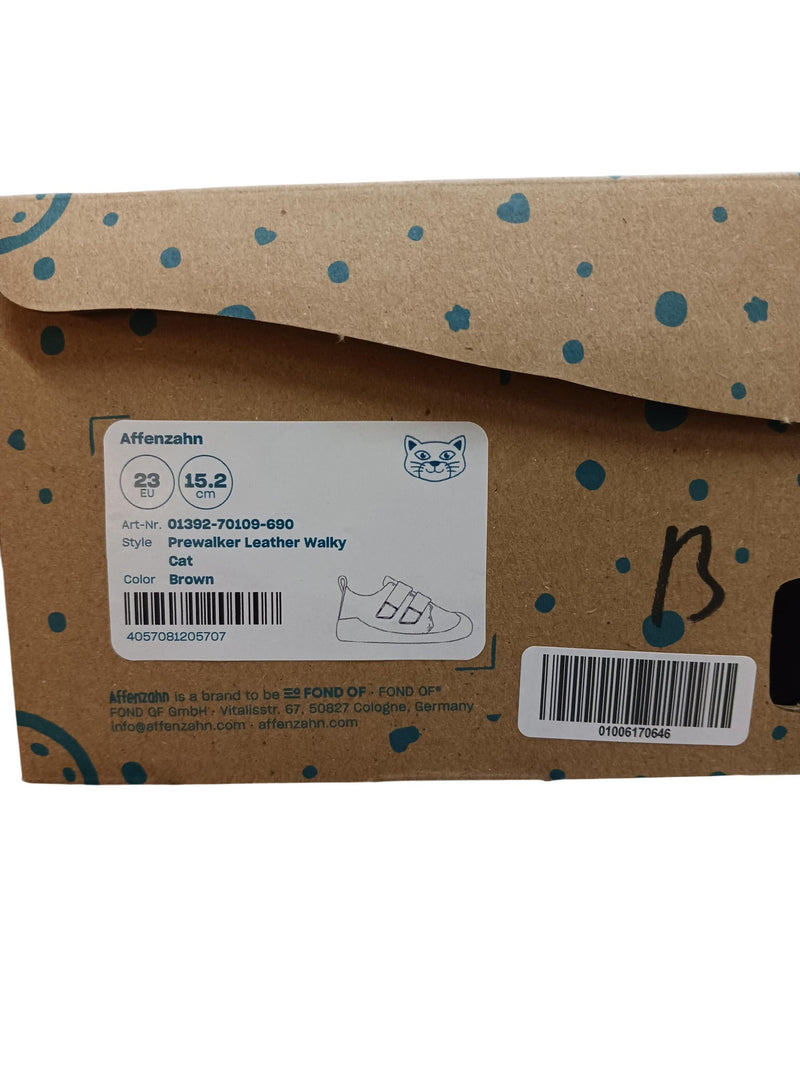 Affenzahn Prewalker Leather Walky Cat 23
