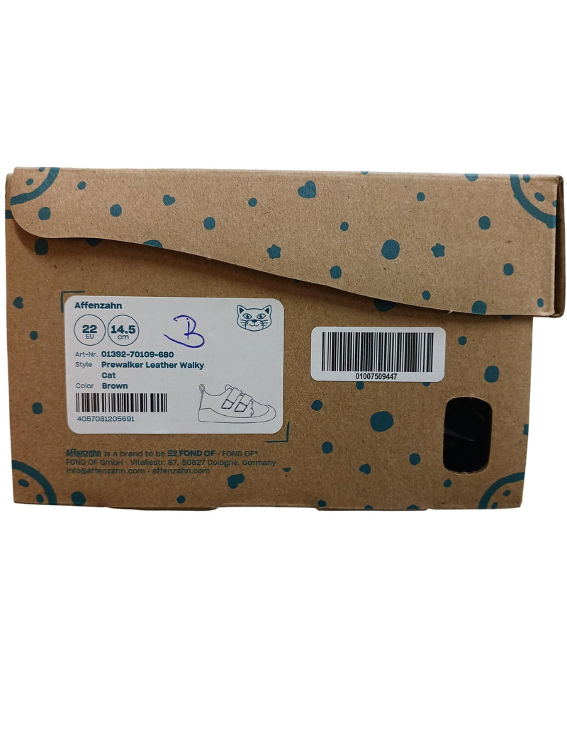 Affenzahn Prewalker Leather Walky Cat 22