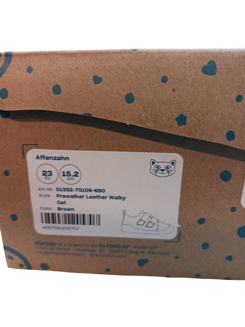 Affenzahn Prewalker Leather Walky Cat 23