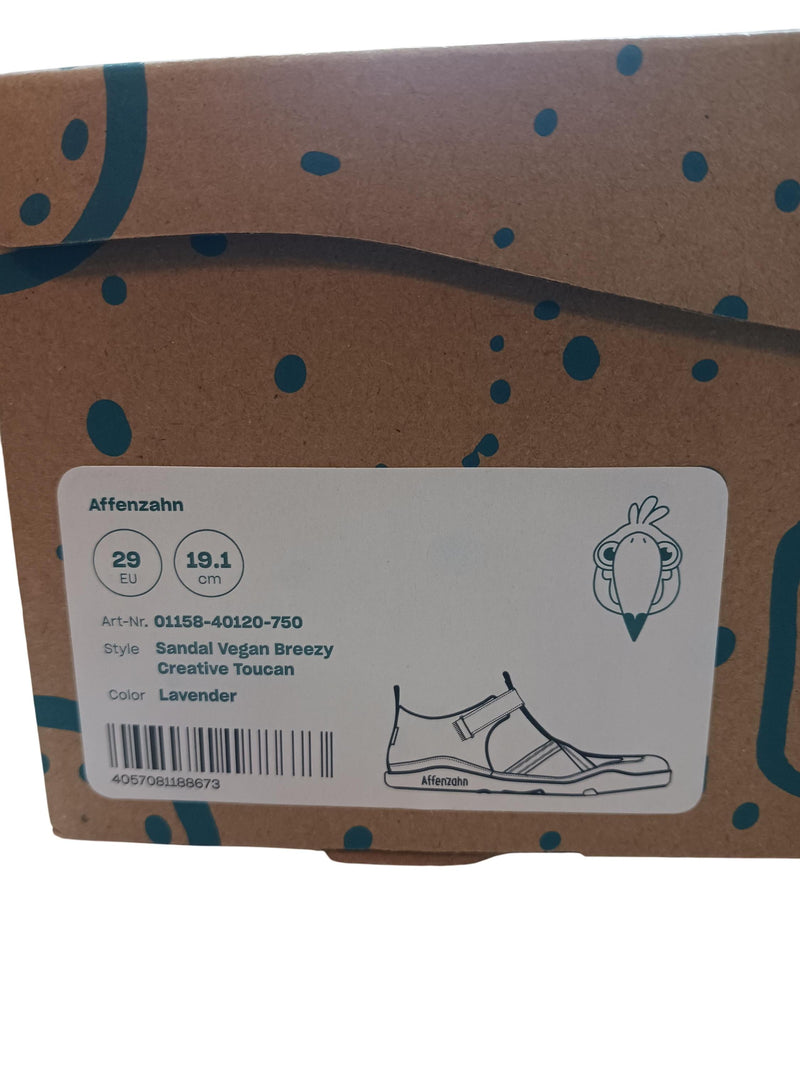 Affenzahn Sandal Vegan Breezy Creative Toucan 29