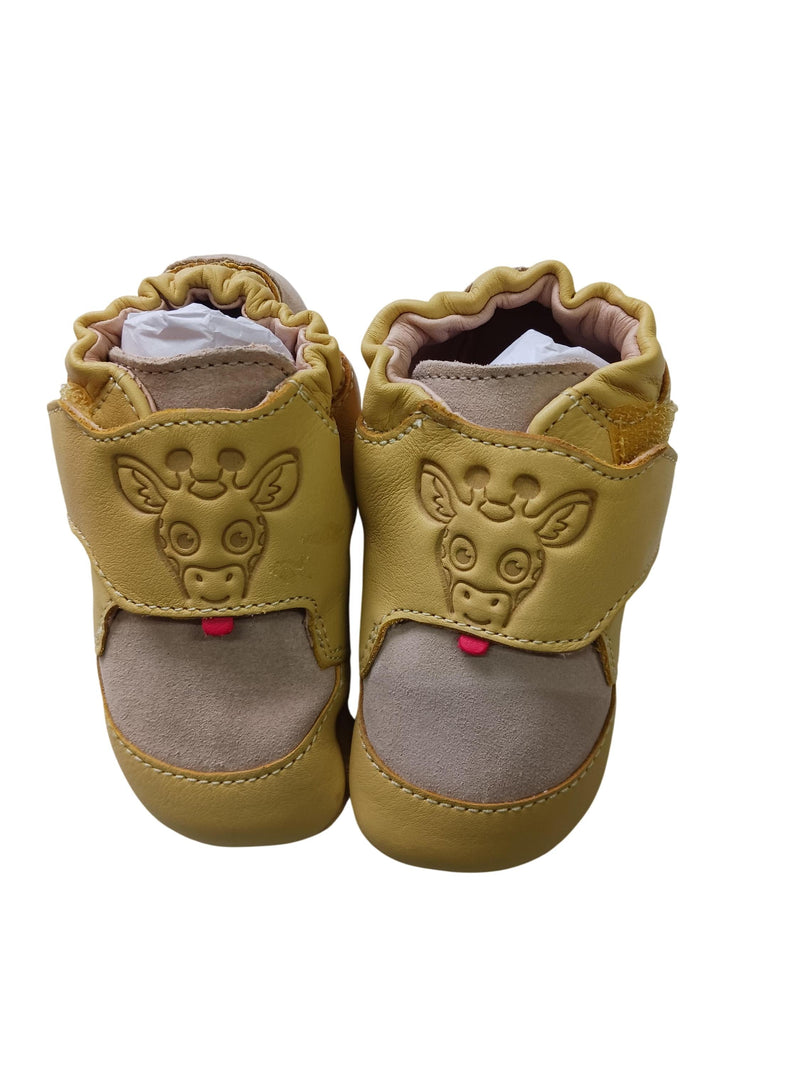Affenzahn Crawling Shoe Leather Crawly Giraffe 20 Schuhgröße