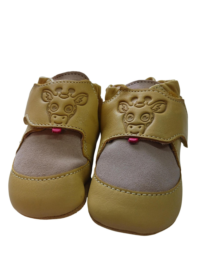Affenzahn Crawling Shoe Leather Crawly Giraffe 20 Schuhgröße