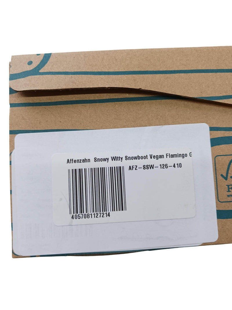 Affenzahn Snowy Witty Snowboot Vegan Flamingo 26