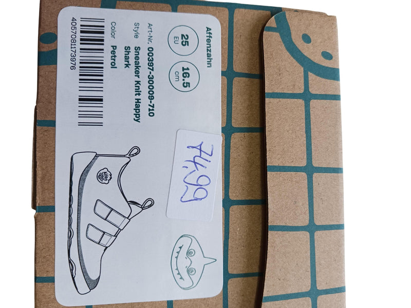 Affenzahn Sneaker Knit Happy Shark 24