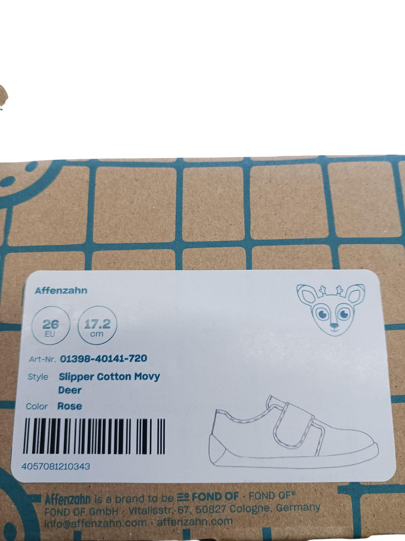 Affenzahn Slipper Cotton Movy Reh 23, 26, 27