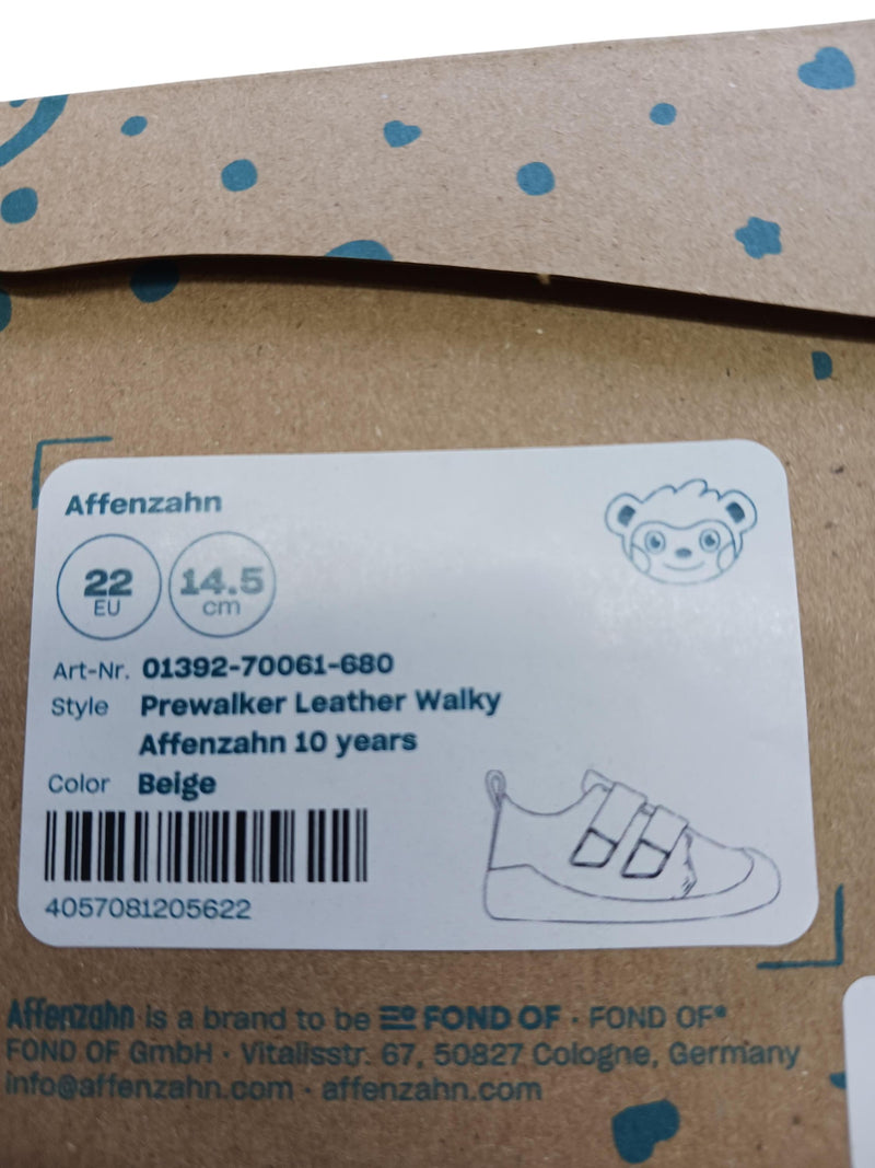 Affenzahn Prewalker Leather Walky Affenzahn 10 years 22, 24 Schuhgröße