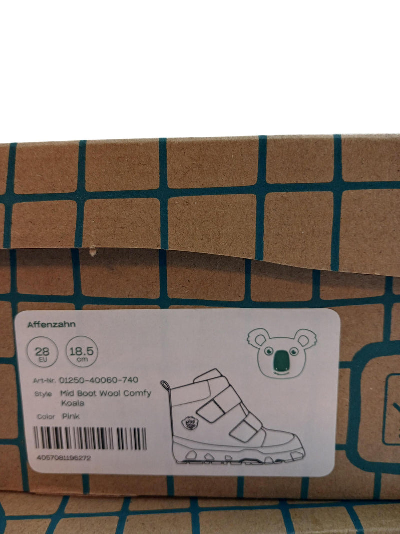 Affenzahn Mid Boot Wool Comfy Koala 28