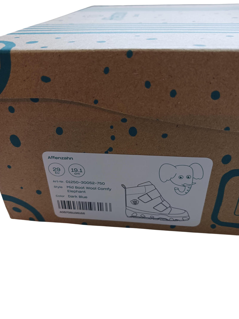 Affenzahn Mid Boot Wool Comfy Elephant 29