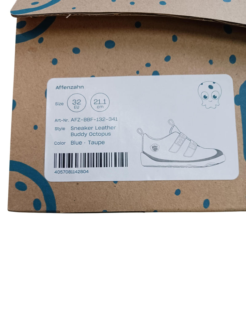 Affenzahn Sneaker Leather Buddy Octopus 32