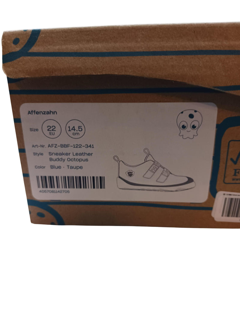 Affenzahn Sneaker Leather Buddy Octopus 22