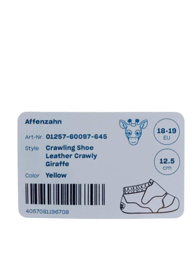Affenzahn Crawling Shoe Leather Crawly Giraffe 20/21