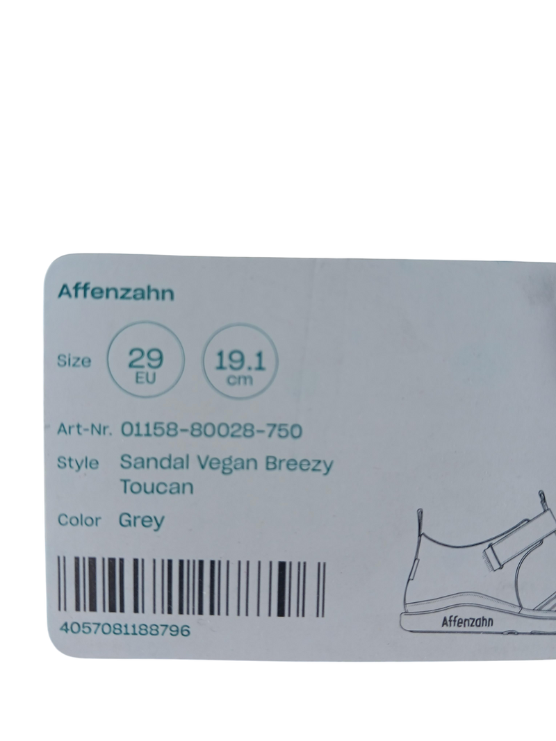 Sandalen Schuhe Sandale breezy toucan Affenzahn  New Misc Image 2 Second Hand