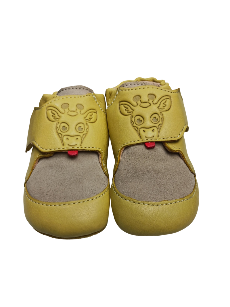 Affenzahn Babyshoe Leather Crawly Giraffe Größe 18/19