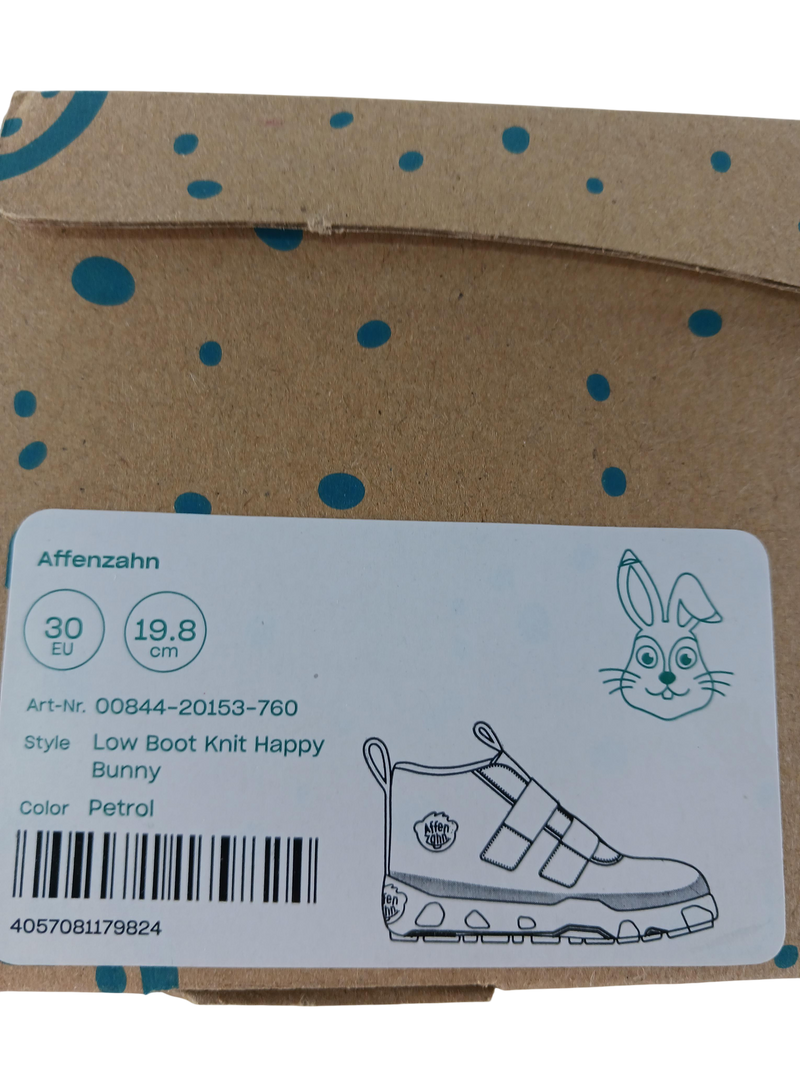 Affenzahn Low boot knit happy bunny 30 Schuhgröße