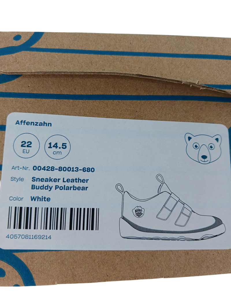 Klettschuhe Halbschuhe Schuhe Sneaker leather buddy polarbear New Misc Image 2 Second Hand