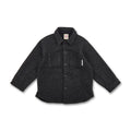 Kids oversize boiled wool shirt