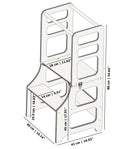 DUCK WOODWORKS Klappbarer Lernturm & Bastel-Tisch 2 in 1
