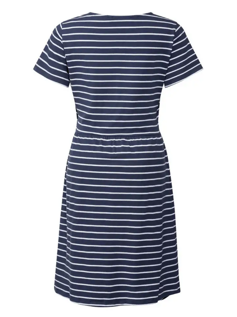 bellybutton Ringel Umstandskleid blau weiß gestreift 40