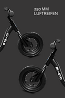micro balance bike black
