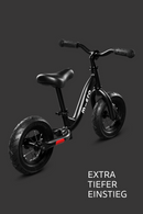 micro balance bike black