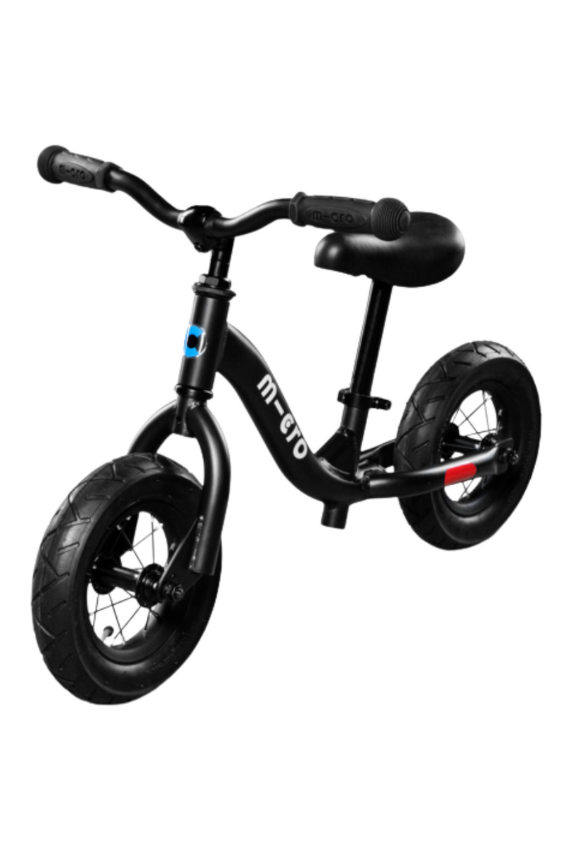 micro balance bike black