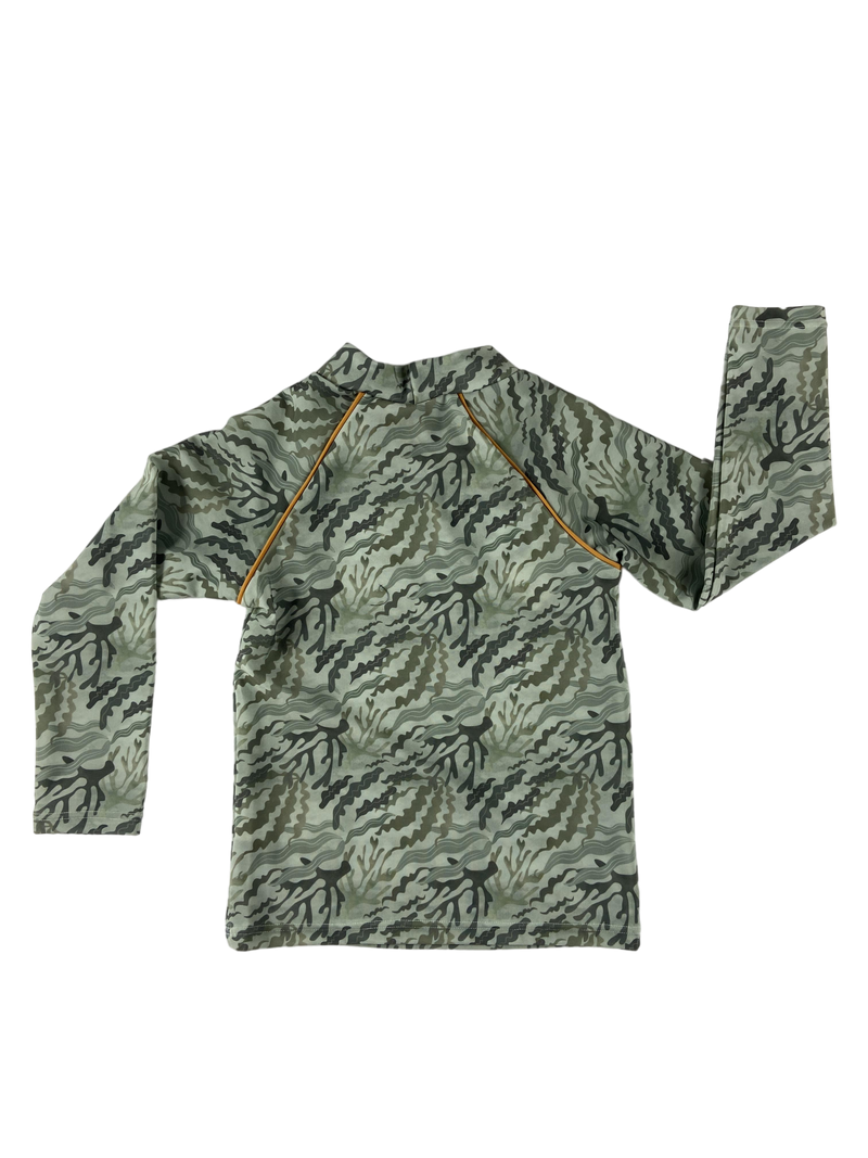 Sea Weed Camo Printed UV Top Mini a Ture 134 | 9yrs, 140 | 10yrs