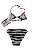 Bikini Gestreift mit pinker Spitze Claesens 92 | 2yrs