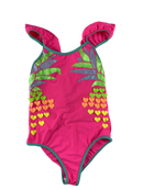 Neon Badeanzug mit glitzerndem Aufdruck Billieblush 152 | 12yrs