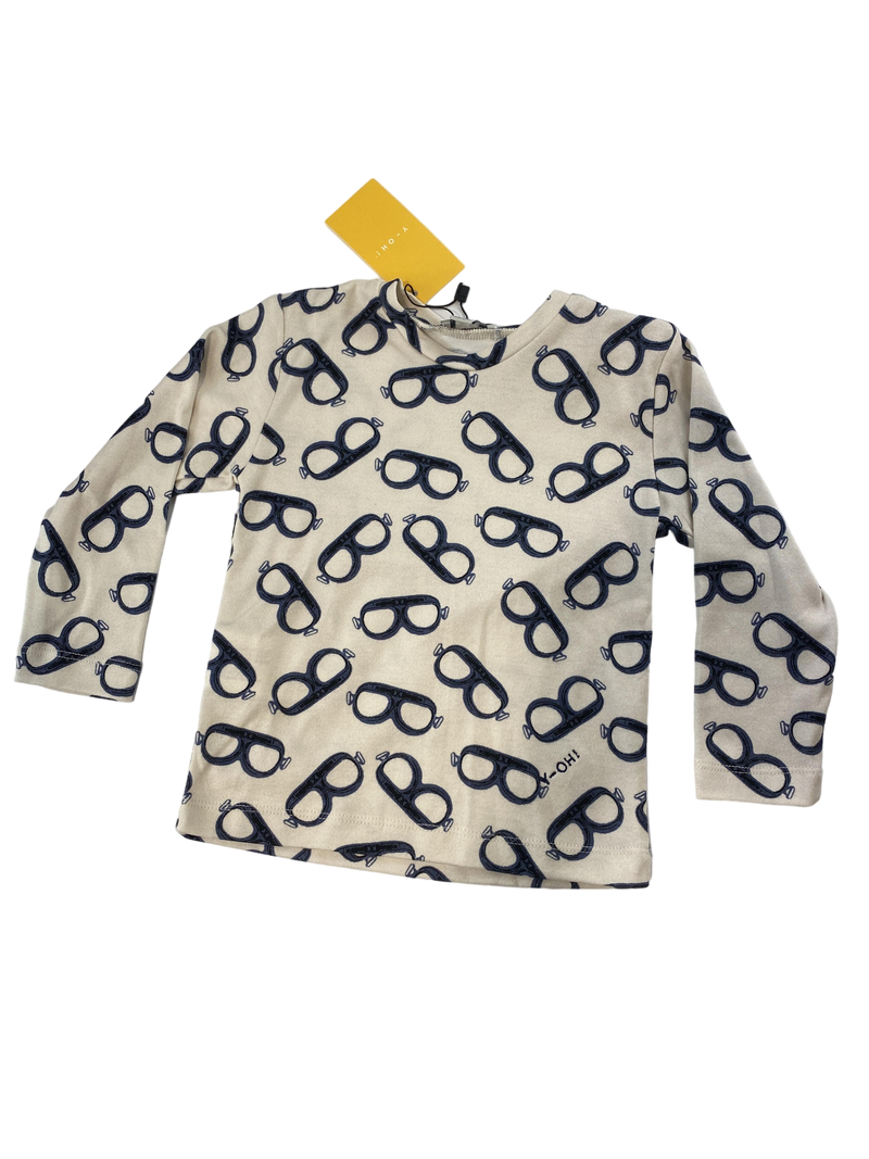 Yell-oh! Longsleeve weiß 86 | 18m