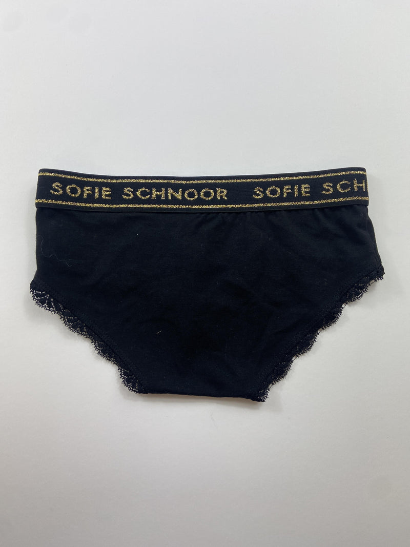 Sofie Schnoor Unterhose mit Spitze und Glitzer Bund 140 | 10yrs