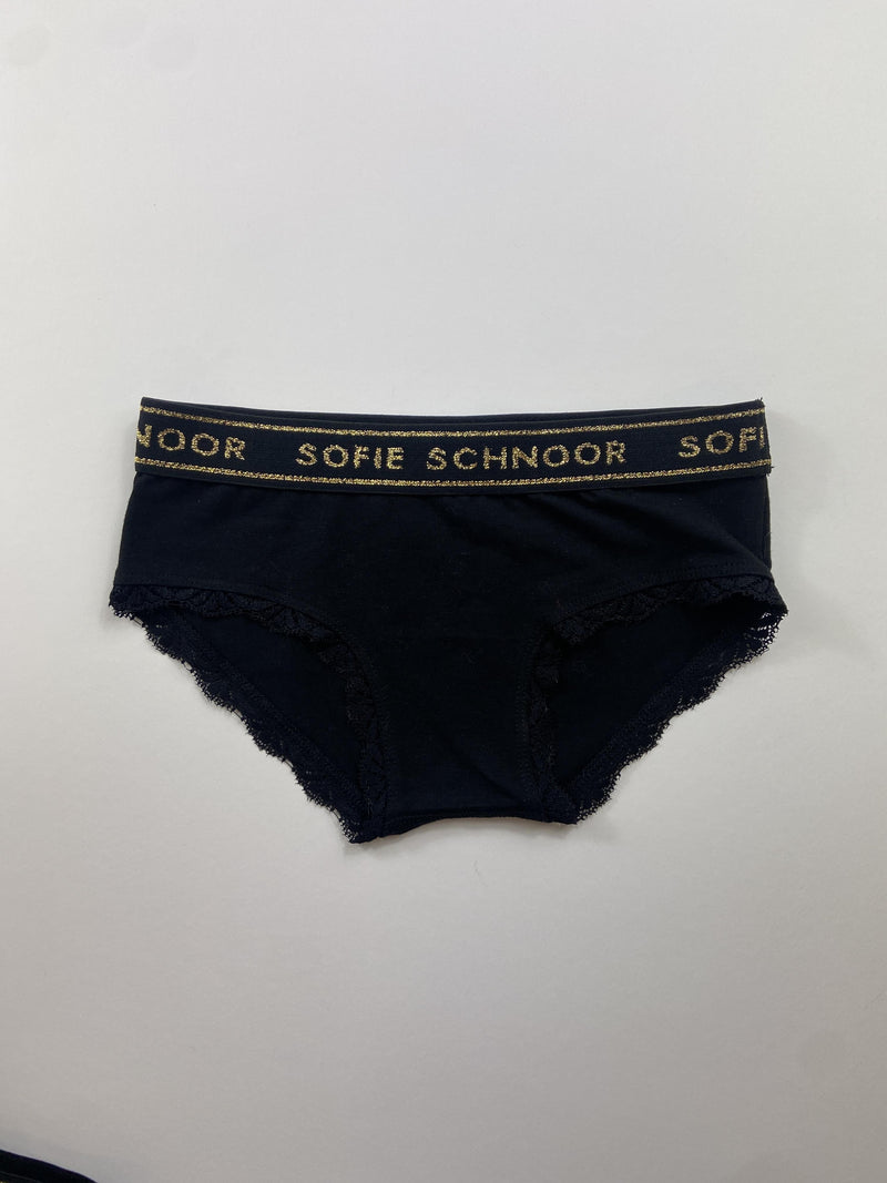 Sofie Schnoor Unterhose mit Spitze und Glitzer Bund 140 | 10yrs