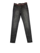 Jeans Hosen & Jeans Kleidung Jegging Le Flex / Super Skinny mit Glitzer Bund Front Image Last Season
