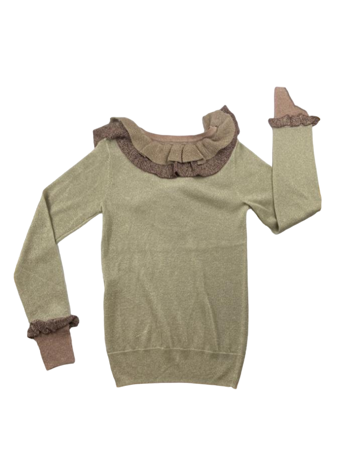 MarMar Copenhagen Glitter Mix Pullover mit Volants 164 | 14yrs