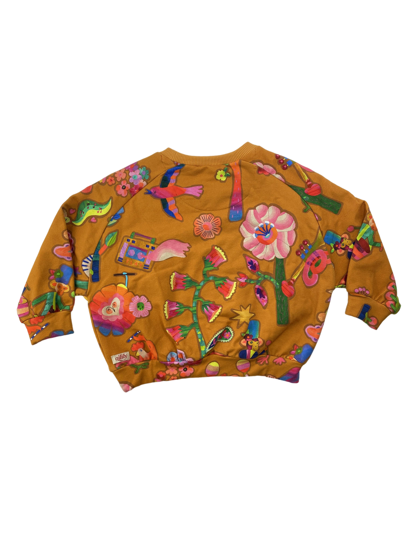 Oilily  Sweatshirt mit Print bunt 98 | 3yrs