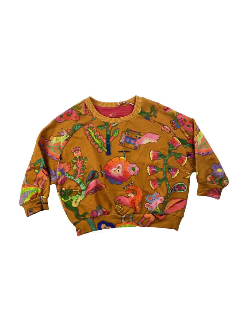 Oilily  Sweatshirt mit Print bunt 98 | 3yrs