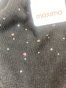 Maximo Mütze mit Glitzer 55 - 56 cm Kopfumfang, 57 - 58 cm Kopfumfang