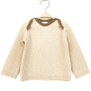 kronjuwel Babypullover Größe 74 aus 100% Kaschmir beige Upcycling