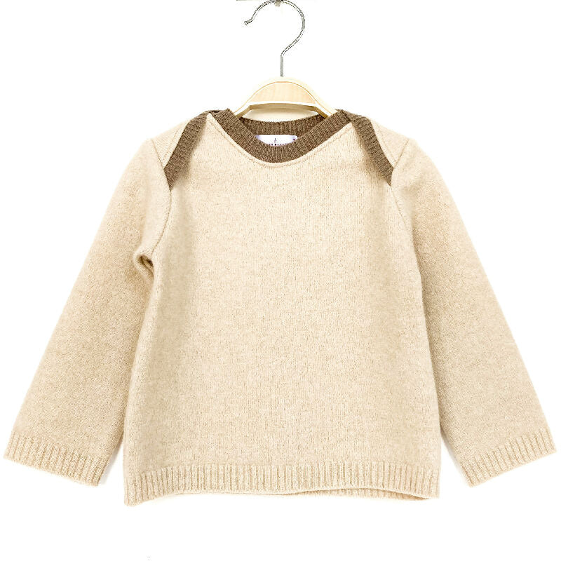 kronjuwel Babypullover Größe 74 aus 100% Kaschmir beige Upcycling