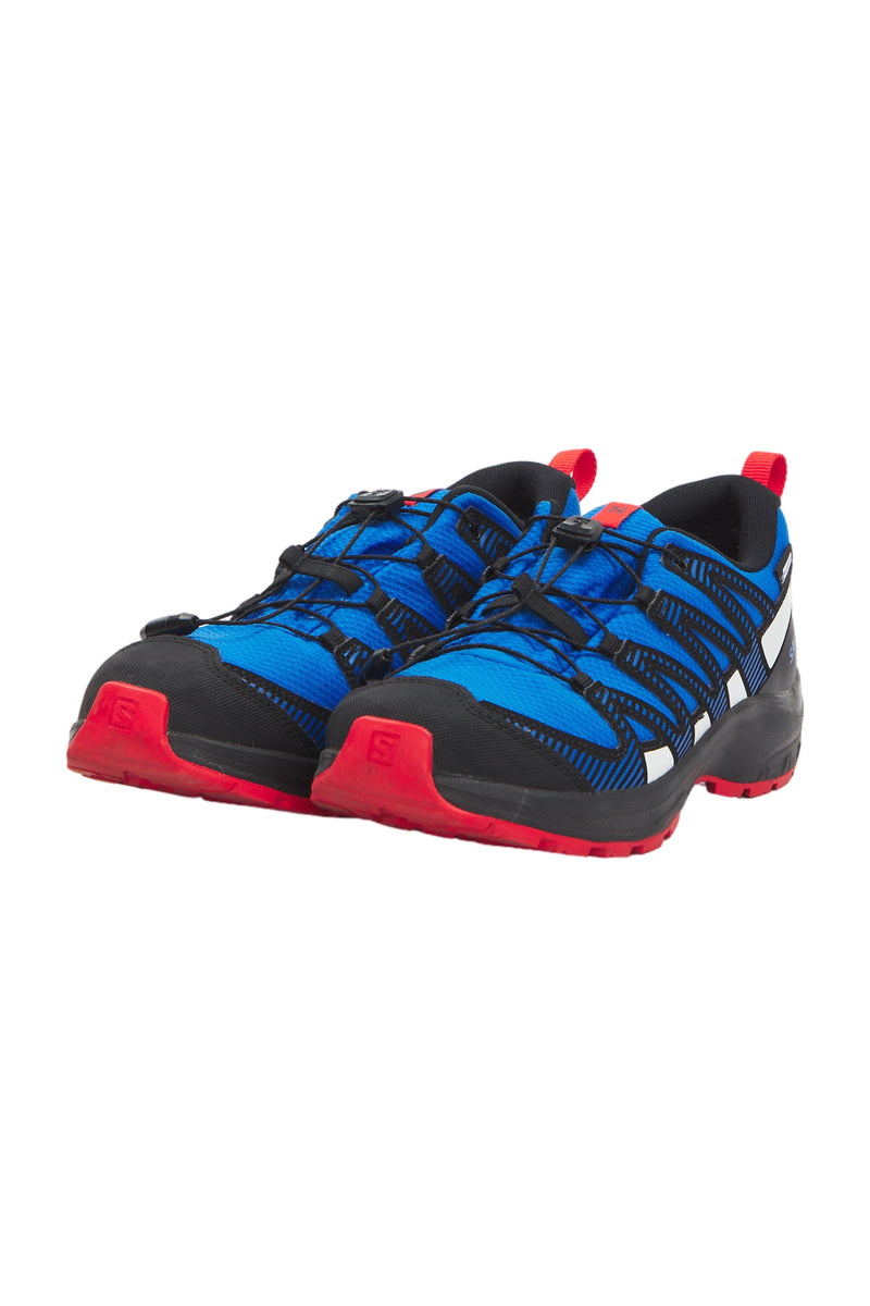 Salomon XA Pro V8 Kinder Wanderschuhe - Lapis Blue/Black/Fiery Red