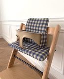 Waterproof Plaid Cushion for Stokke Tripp Trapp High Chair – Washable extra Padded