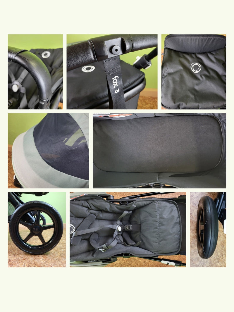 Bugaboo - Fox 3 Kombikinderwagen (Sportsitz und Babywanne)- Gutem Zustand