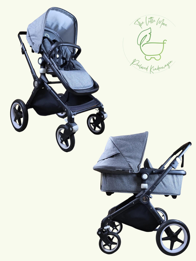 Bugaboo Lynx - Kombikinderwagen (Liegewanne und Sportsitz) - Grau in sehr gutem Zustand