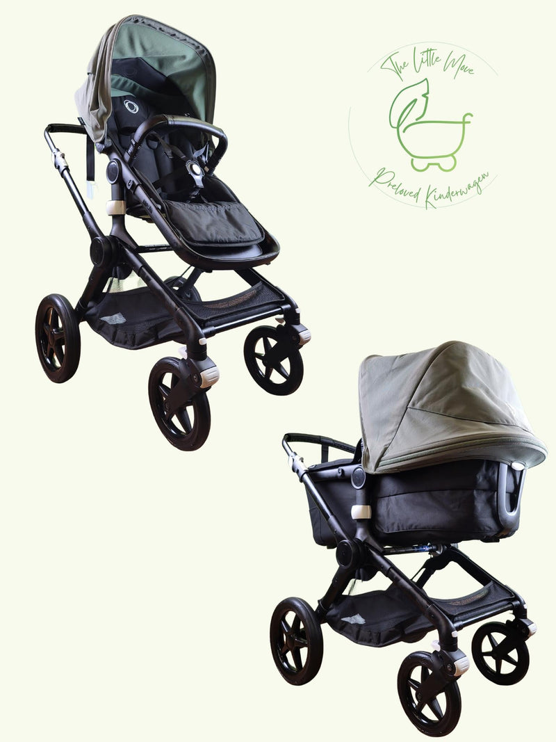 Bugaboo - Fox 3 Kombikinderwagen (Sportsitz und Babywanne)- Gutem Zustand