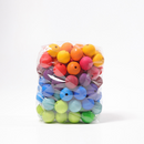 GRIMM'S 12er Sortierhilfe im Set mit Holzpinzette und Holzperlen