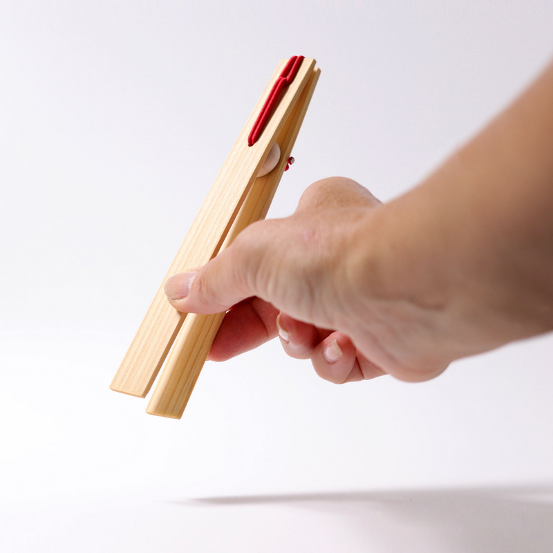 GRIMM'S 12er Sortierhilfe im Set mit Holzpinzette und Holzperlen