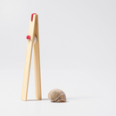 GRIMM'S 12er Sortierhilfe im Set mit Holzpinzette und Holzperlen